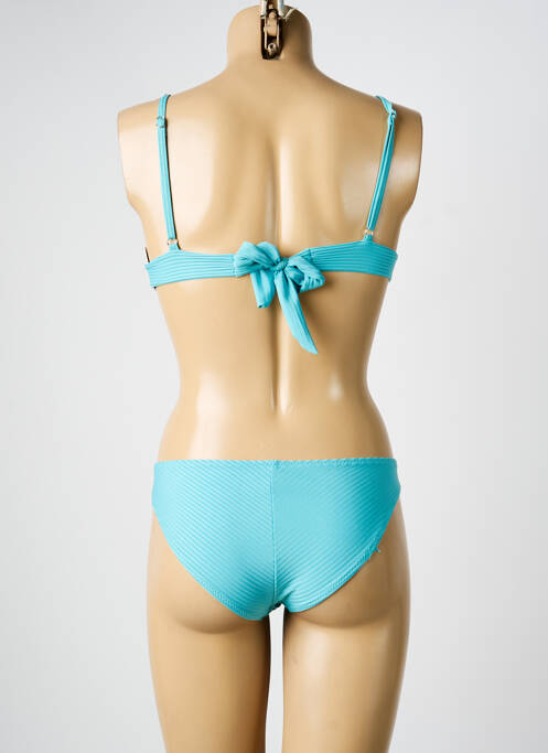 Maillot de bain 2 pièces bleu HIBIKINI femme