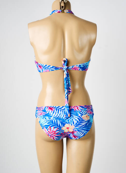 Maillot de bain 2 pièces bleu LEMON BAY femme