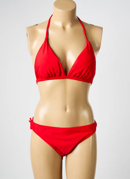 Maillot de bain 2 pièces rouge VERY ZEN femme