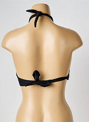 Haut de maillot de bain stretch haut soutien-gorge push-up noir ESTHER QUEEN femme