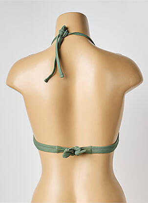 Haut de maillot de bain stretch haut soutien-gorge moulé vert VERY ZEN femme
