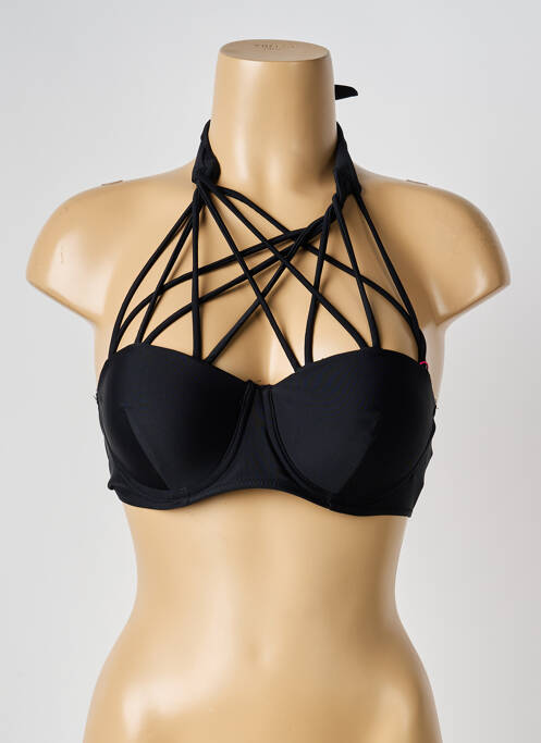 Haut de maillot de bain noir ESTHER QUEEN femme