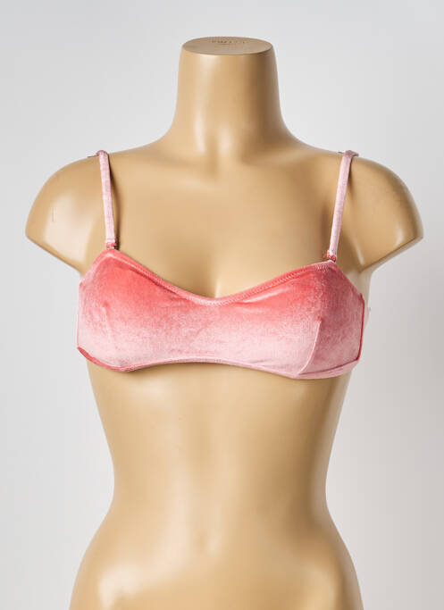 Haut de maillot de bain rose H.NATHALIE femme