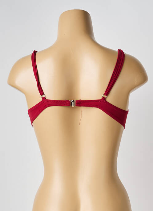 Haut de maillot de bain rouge H.NATHALIE femme