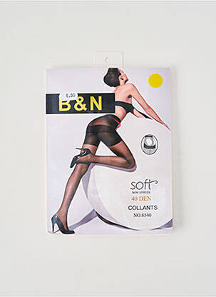 Collants noir B&N femme