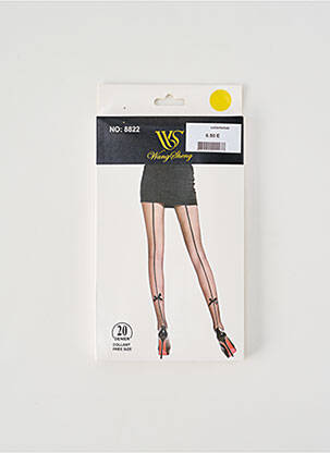 Collants noir WANG SHENG femme