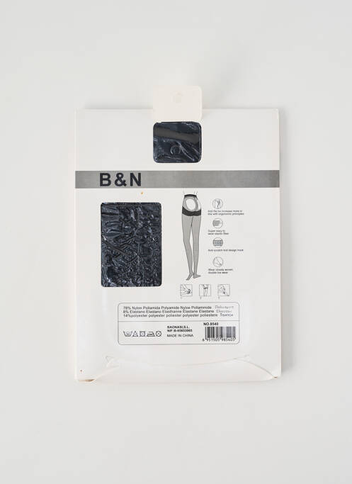 Collants noir B&N femme