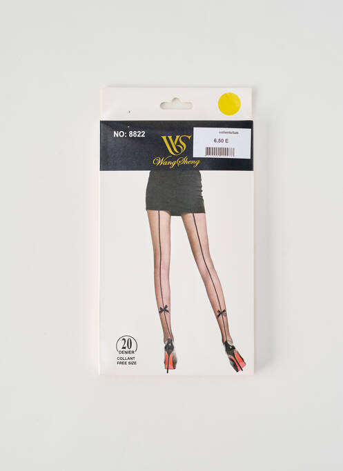 Collants noir WANG SHENG femme