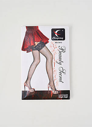 Bas stretch blanc CHENGXIANG femme