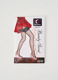 Bas stretch rouge CHENGXIANG femme
