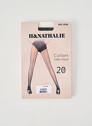 Collants stretch noir H.NATHALIE femme