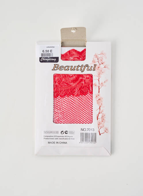 Bas rouge CHENGXIANG femme