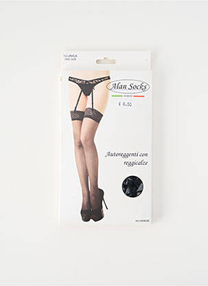 Bas noir ALAN SOCKS femme