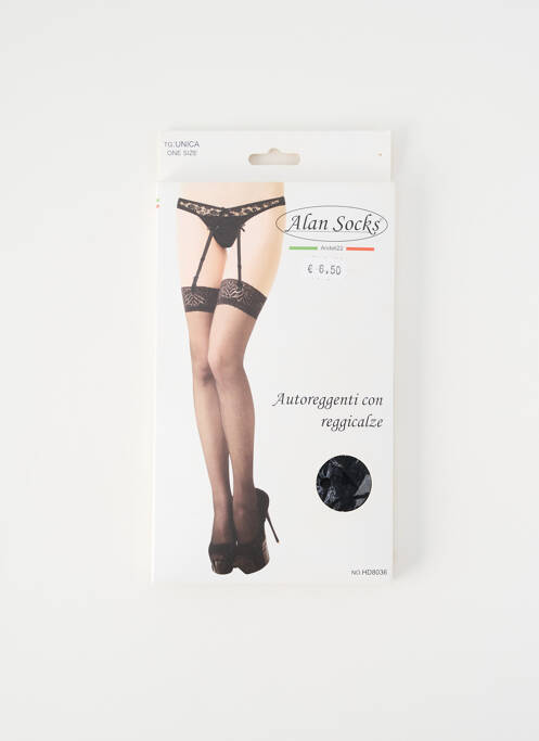 Bas noir ALAN SOCKS femme