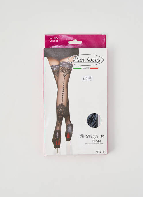 Bas noir ALAN SOCKS femme