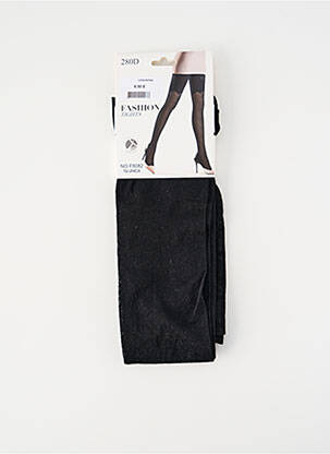 Collants imprimé fantaisie noir SOGNO D'ORO femme
