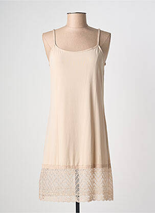 Jupon /fond de robe stretch beige ROSA JUNIO femme
