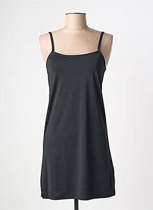 Jupon /fond de robe coupe cintrée noir HANA femme