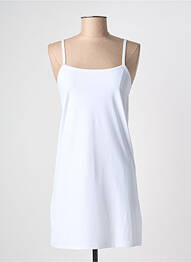 Jupon /fond de robe coupe cintrée blanc HANA femme