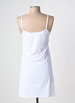 Jupon /fond de robe coupe cintrée blanc HANA femme