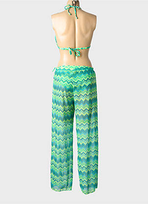 Maillot de bain 2 pièces stretch haut soutien-gorge push-up vert VIDOYA femme