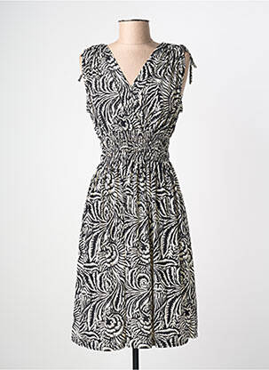 Robe courte noir ELENA Z femme