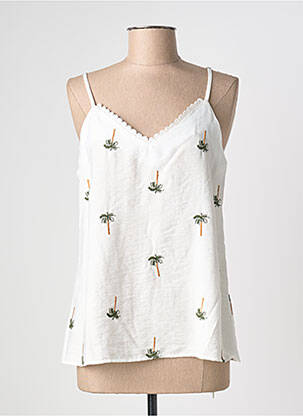 Top blanc MAELLE femme