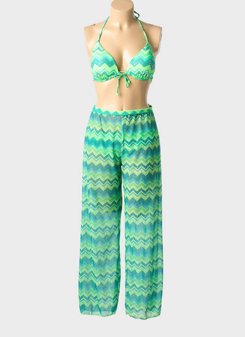 Maillot de bain 2 pièces vert VIDOYA femme