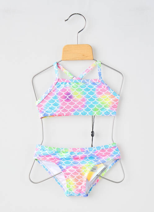 Maillot de bain 2 pièces rose BIKKI BEACH fille