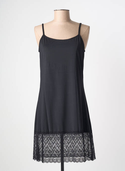 Jupon /Fond de robe noir ROSA JUNIO femme