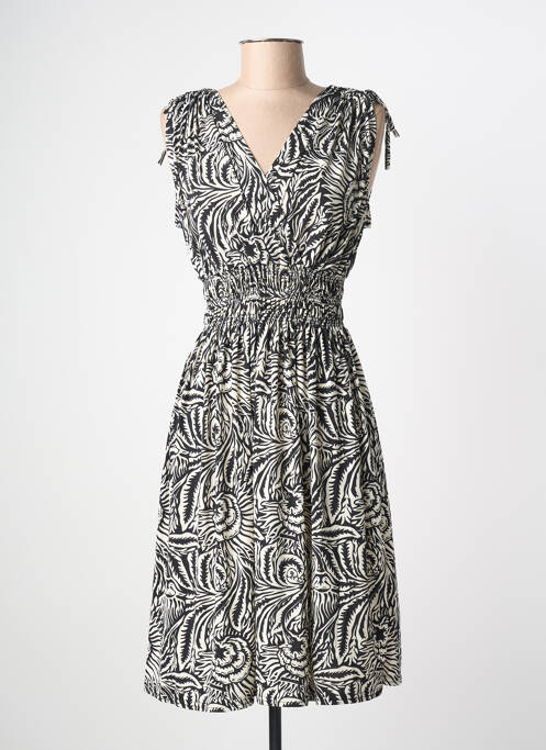 Robe courte noir ELENA Z femme