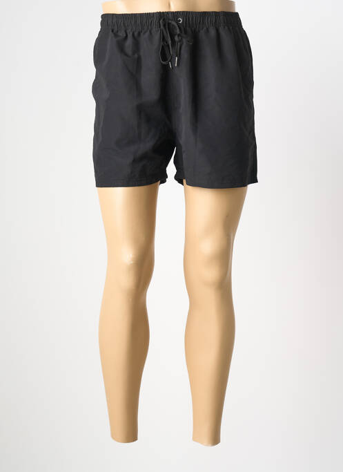 Short de bain noir BIKKI BEACH homme