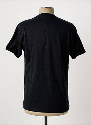 T-shirt broderie manches courtes noir PIERRE CARDIN homme