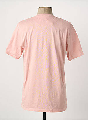 T-shirt broderie manches courtes rose PIERRE CARDIN homme