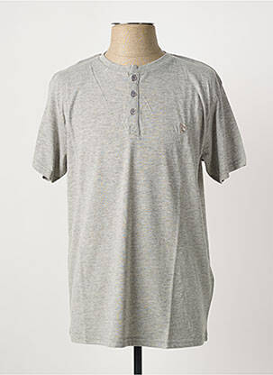 T-shirt stretch manches courtes gris PIERRE CARDIN homme