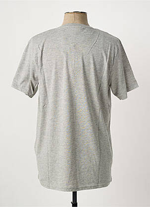 T-shirt broderie manches courtes gris PIERRE CARDIN homme