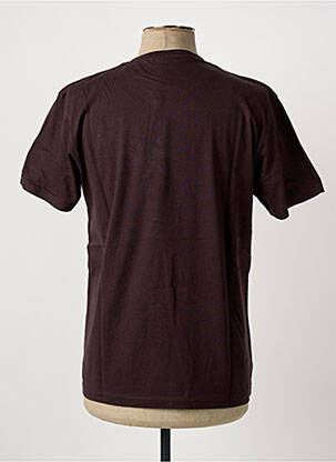 T-shirt broderie manches courtes violet PIERRE CARDIN homme