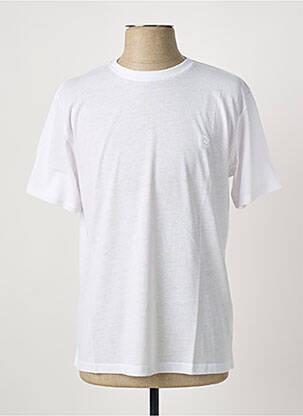 T-shirt broderie manches courtes blanc PIERRE CARDIN homme
