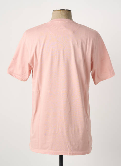 T-shirt stretch manches courtes rose PIERRE CARDIN homme