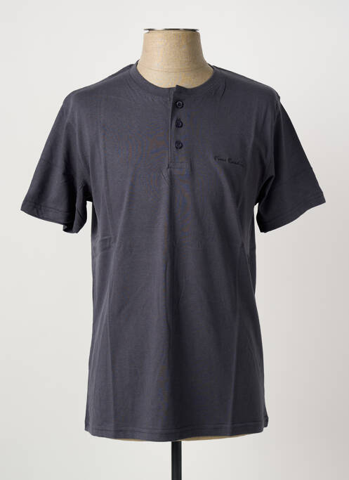 T-shirt stretch manches courtes gris PIERRE CARDIN homme