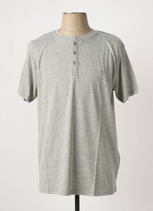 T-shirt gris PIERRE CARDIN homme