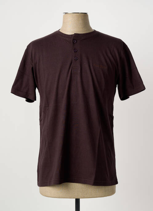T-shirt violet PIERRE CARDIN homme