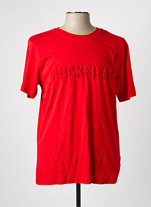 T-shirt coupe cintrée manches courtes rouge RUCKFIELD homme