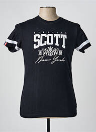T-shirt coupe cintrée noir SCOTT homme