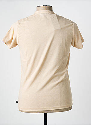 T-shirt coupe cintrée manches courtes beige SCOTT homme