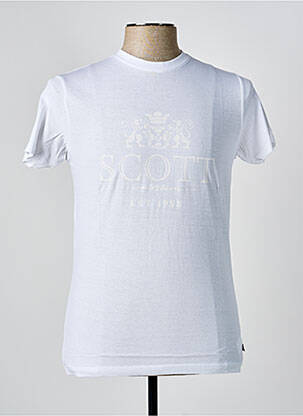 T-shirt blanc SCOTT homme