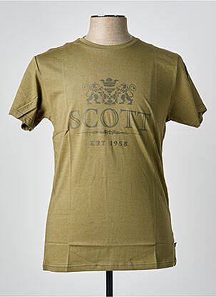 T-shirt vert SCOTT homme