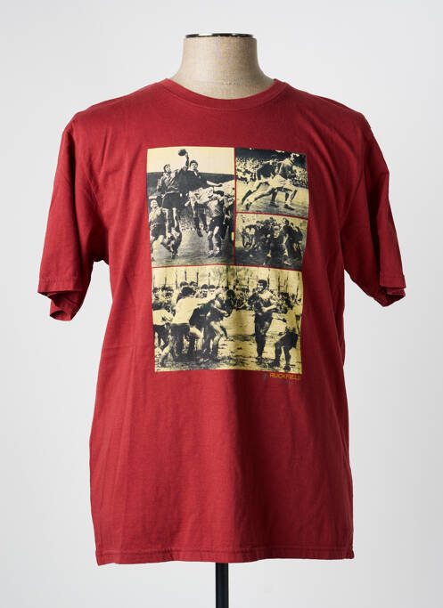 T-shirt coupe cintrée manches courtes orange RUCKFIELD homme