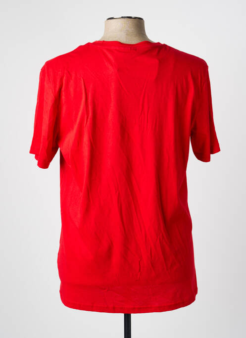T-shirt coupe cintrée manches courtes rouge RUCKFIELD homme