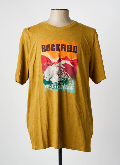 T-shirt coupe cintrée manches courtes vert RUCKFIELD homme